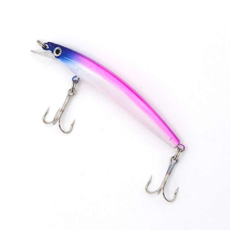 1pcs 8cm 4 7g Laser font b Floating b font Minnow font b Fishing b font