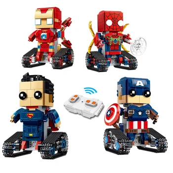

RC BLOCK brickheadz avengers Infinity War Marvel spuer hero brick heads headz building blocks kids toys set gift