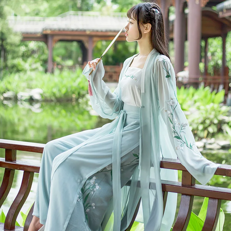  Chinese Ancient Princess Costume Women Fairy Cosplay Ckithing Stage Oriental Han Outfit Lady Folk F