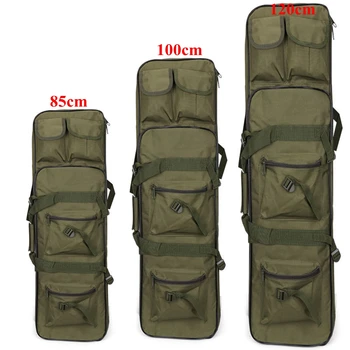 

600D Nylon Hunting Rifle Bag 120cm 100cm 85cm Tactical Airsoft Gun Case Shoulder Carry Rifle Carbine Range Shot Gun Bag