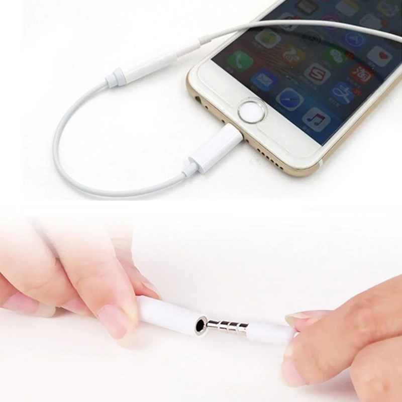 Adaptador For iPhone 8 7 6s Plus X XS MAX XR 3.5mm Jack AUX Audio Headphone Adapter Cable Phone Accessories Headset Adaptateur