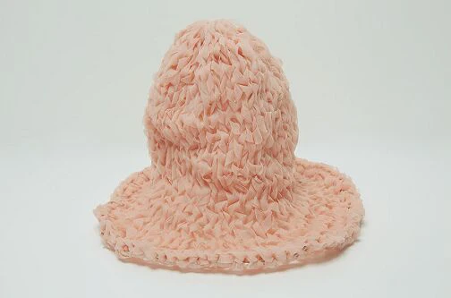 1 шт. Новинка года корейский Однотонная одежда сетчатые Панама летняя шляпа для женщин Snapback bobhat 3 цвета - Цвет: Розовый