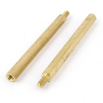 

LIXF-20 Pcs M3 3mm Male Female Brass Hex Standoff PCB Spacer Pillar 50mm