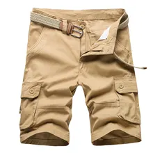 Aimenwant большие мужские карго шорты размер 46 Мульти Брюки без карманов толстая талия высокая Мужская большая выходная короткая брюки
