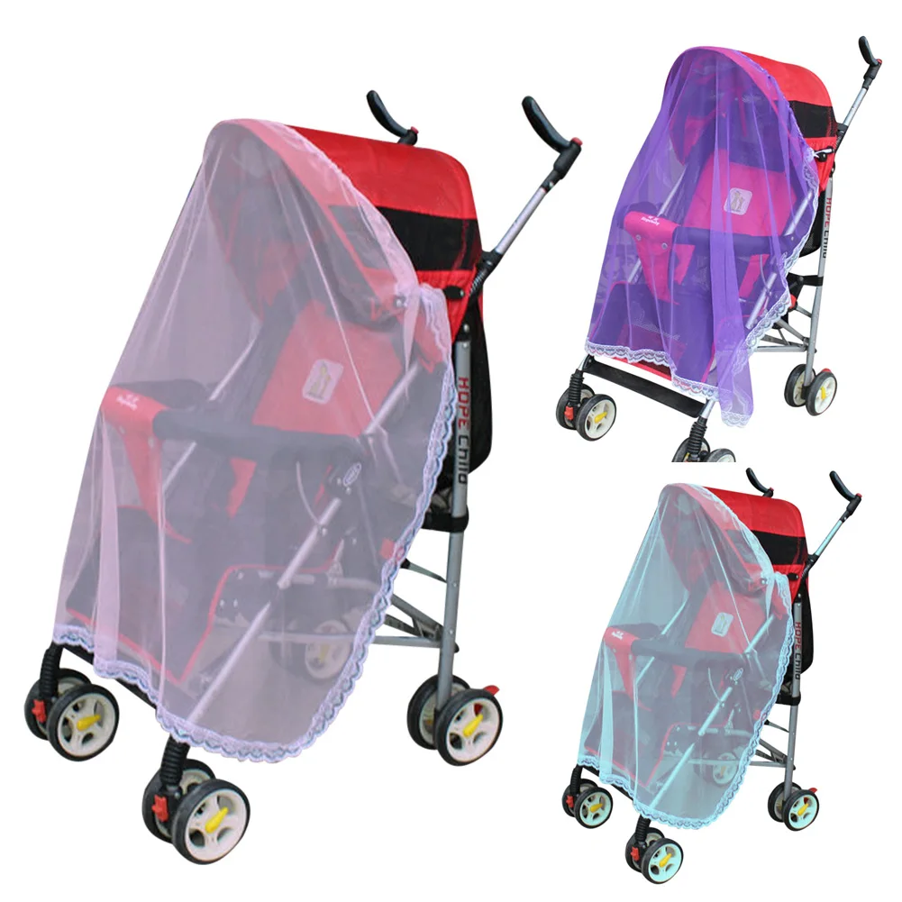 Baby Stroller Pushchair Mosquito Insect Shield Net Safe Infants Protection Mesh