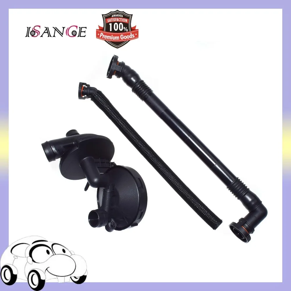 

ISANCE Crankcase Oil Separator Hose & Vent Valve Kit 11157532649 11617501566 11611432559 For BMW E46 E39 E60 E83 M54 X3 X5 Z3 Z4