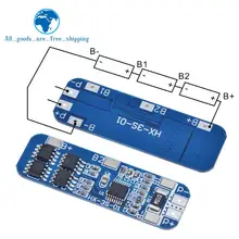 TZT 3S 12V 18650 10A ładowarka BMS Li-ion płyta zabezpieczająca baterię litową płytka drukowana 10.8V 11.1V 12.6V elektryczna