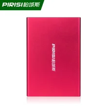 PIRISI P616I 2," HDD внешний жесткий диск 500 Гб для хранения ударопрочный портативный жесткий диск металлический шелк 5 цветов
