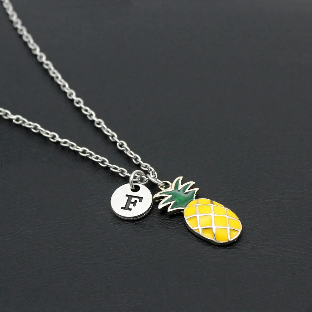 

2018 New Fashion Link Chain Pineapple Necklace Fruit Pineapple Pendant Necklaces For Women Party Gift