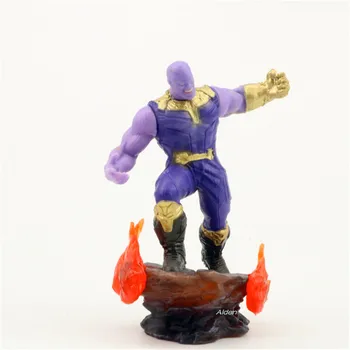 

7"The Avengers Thanos Infinite battle Cake Decoration Shoes PVC Action Figure Collectible Model Toy OPP 10CM L186