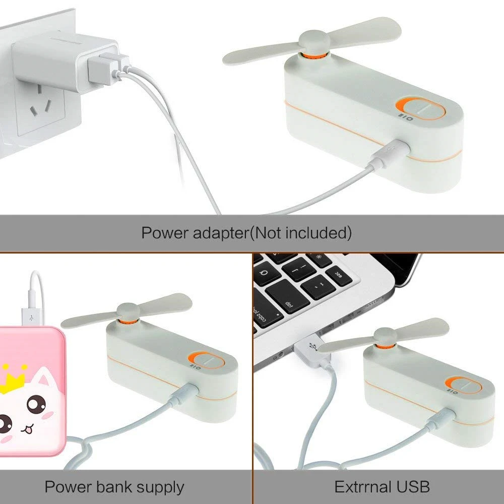 Mini USB Charging Folding Portable Fan