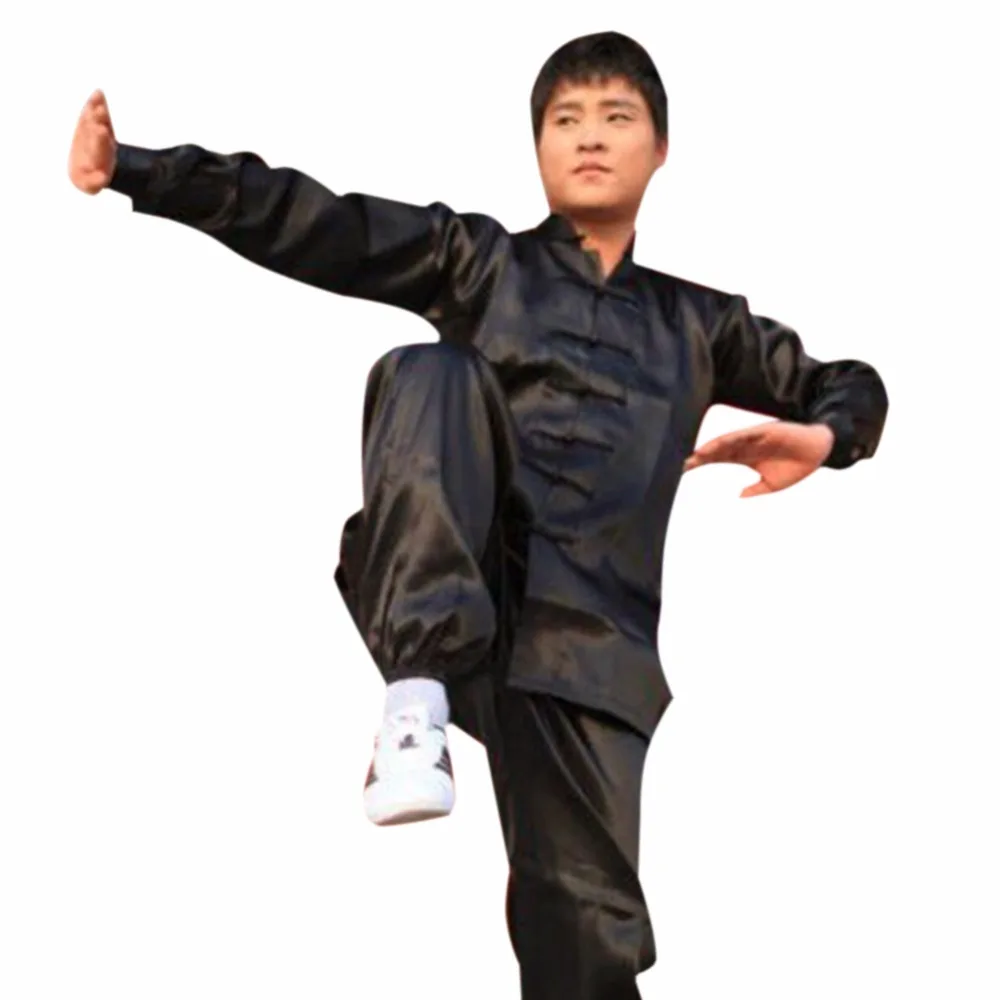 Chinese Men Wing Chun Kung Fu Uniforms Clothes Martial Arts Tai Chi