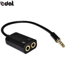 3.5mm Stereo Splitter Audio Male to Earphone Headset + Microphone Adapter Cable A97 3.5mm Stereo Splitter Audio Male to Earphone Headset + Microphone Adapter Cable A97