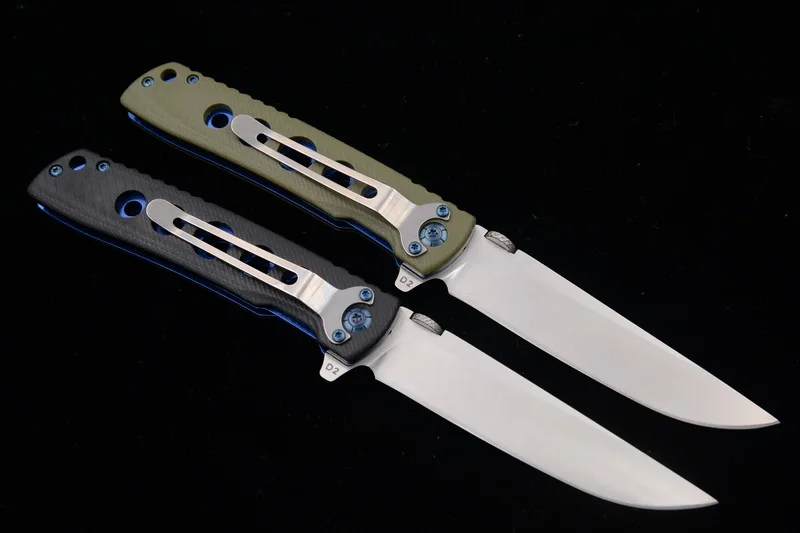 Eafengrow Made 1964 ball bearing Folding D2 Steel G10 Camping Hunting Survival Outdoor EDC Tool Utility Kitchen Knife