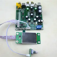 ES9038 Q2M DAC DSD декодер поддержка IIS DSD коаксиальный волоконный вход+ ЖК-дисплей