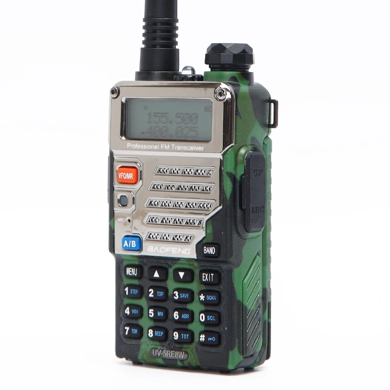 2 шт. BaoFeng UV-5RE 8 Вт Walkie Talkie 10 км Dual Band UV5R двухстороннее Радио рация с фонарем ручной Long Range Портативный Хэм CB радио