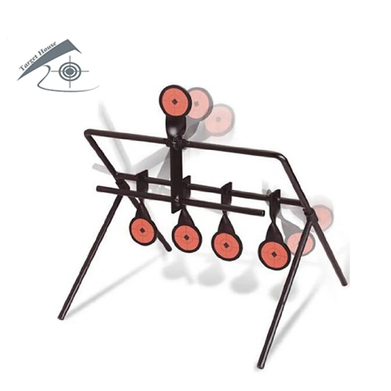 

Airgun 5-Plate Reset Target /Also For Airsoft Paintball Shooting/Improving Hunting Shooting Tactical Skill/Outdoor&Indoor