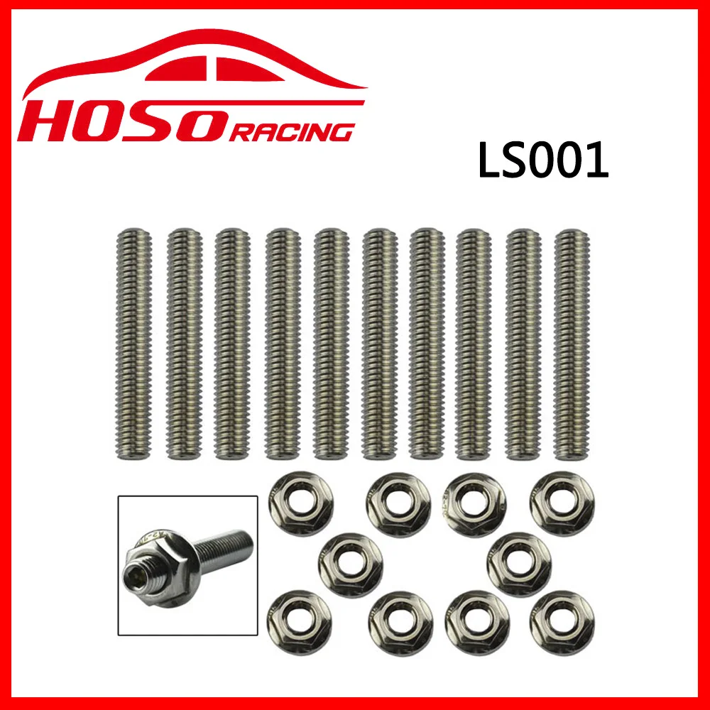 stainless steel extended Intake manifold stud Studs kit/washer for