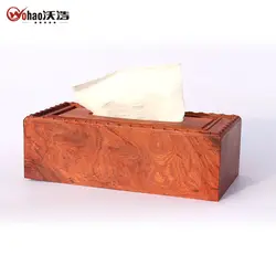 Derlook коробка ткани красного дерева красная коробочка из сандалового дерева насосная коробка для бумажных салфеток подарок красивый