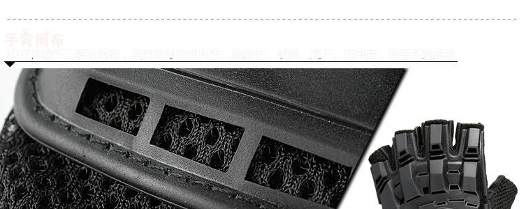 Tactical Gloves Army Military Airsoft Shooting Gloves Men's Combat Paintball Training Climbing Half Finger Gloves Men Outdoor