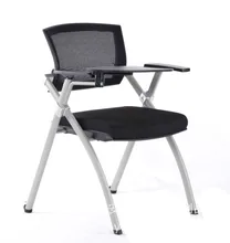 Fashion new training chair with writing board foldable meeting chair staff office computer chair household leisure chair