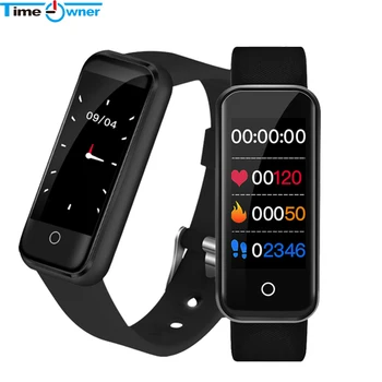 

TimeOwner Bluetooth Smart Band Smart Wristband Fitness Bracelet Pedometer Heart Rate Blood Pressure Monitor Smartband PK Mi Band