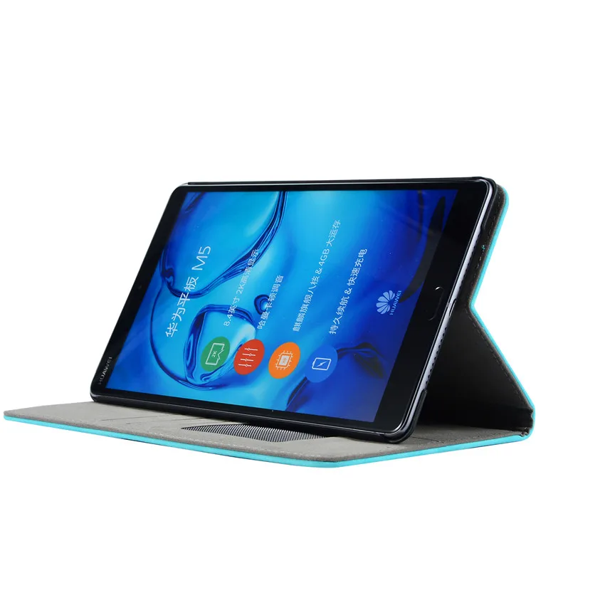 Флип чехол для Huawei Mediapad M5 8 4 дюйма с отделением карт|Чехлы планшетов и электронных