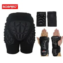 SOARED фижмы унисекс легкий скейтборд, сноуборд лыжные фижмы дед шорты и мягкие брюки Лыжная защита снаряжение