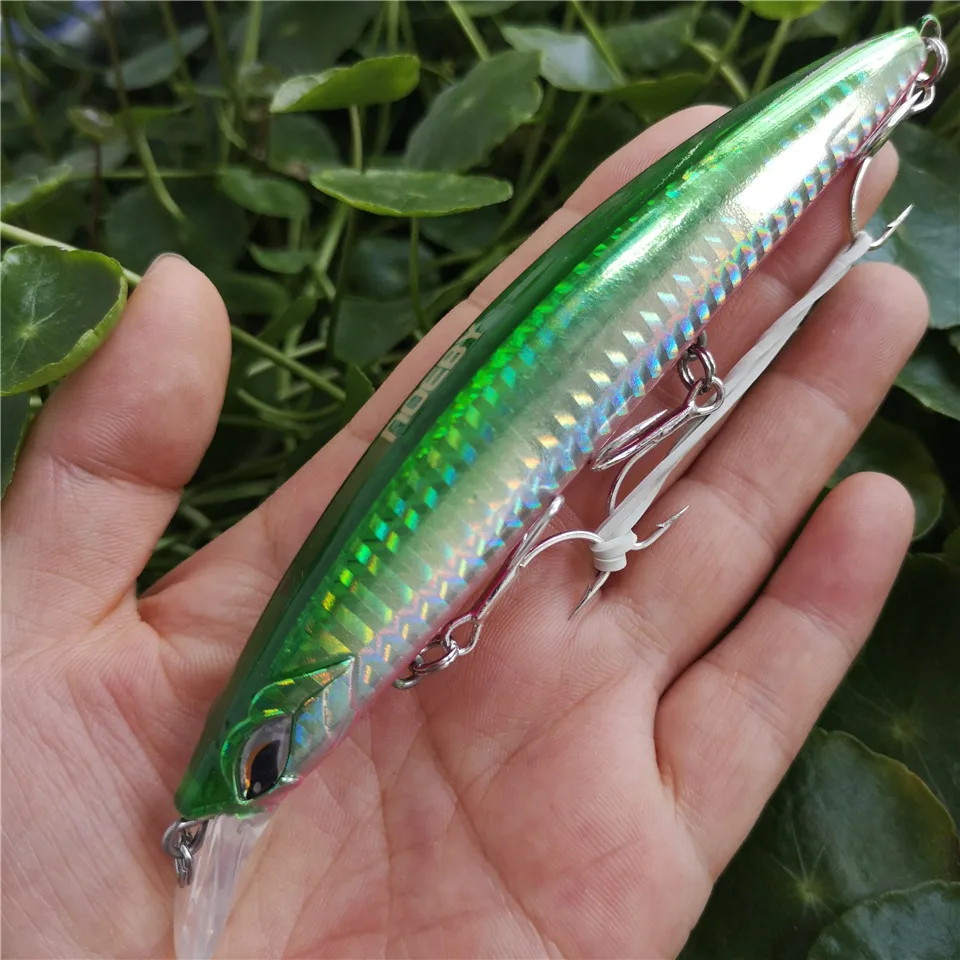 

NOEBY 2PCS 13 cm 23 g Fishing Lure Minnow Hard Bait with 3 Fishing Hooks Fishing Tackle Lure 3D Eyes Free Shipping