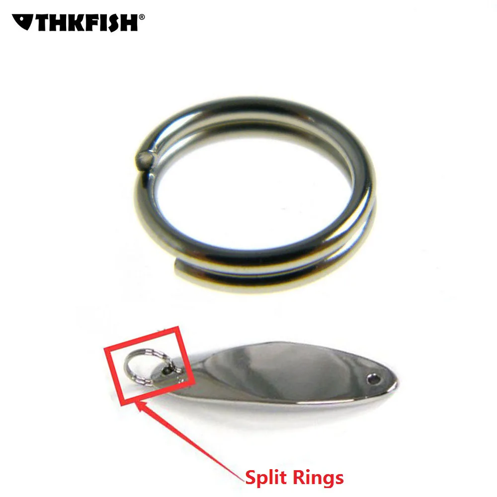 Buy 100pcs 8 10mm 105kg Stainless Steel Fishing Split