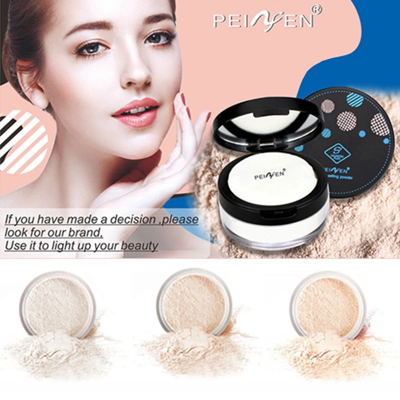 PNF loose powder Loose Setting Powder Oil Control Soft Light Silk Concealer Skin loose Powder