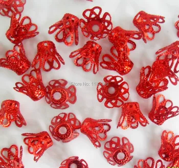 

Free Shipping Wholesale 1000Pcs Tibetan Zinc Alloy Flower Beads Caps 7mm For Jewelry Making Craft DIY