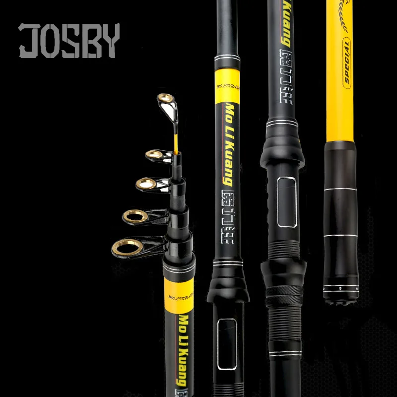JOSBY FRP 2.1 M 2.4 M 2.7 M 3.0 M 3.6 M المحمولة تلسكوبي الصيد قضيب عالية الأداء البحر قصبة صيد خشبية pesca قضيب JOSBY FRP 2.1 M 2.4 M 2.7 M 3.0 M 3.6 M المحمولة تلسكوبي الصيد قضيب عالية الأداء البحر قصبة صيد خشبية pesca قضيب