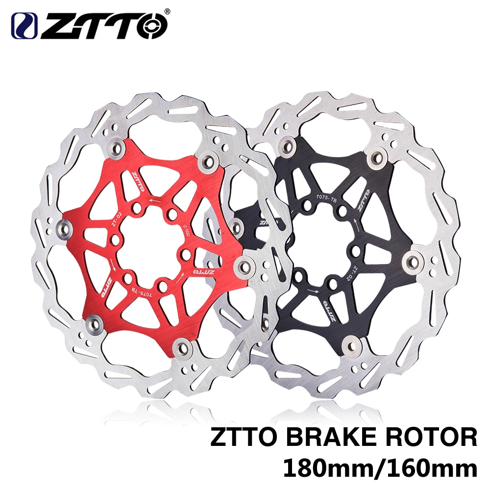 

ZTTO 180mm 160mm Brake Floating Rotor 7075 AL Stainless Steel 6 7 Inches Disc For Mountain Road CX Bike Bicycle parts