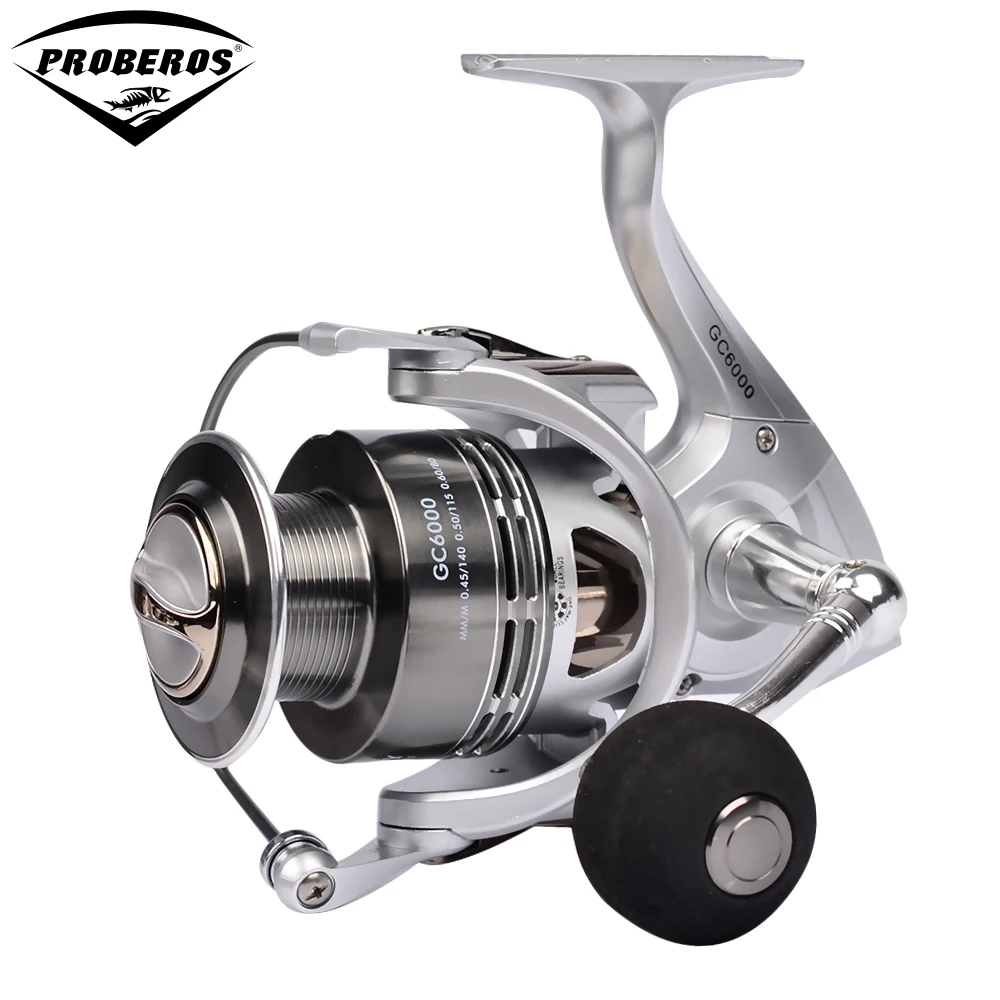 

PRO BEROS New Design Carbon Fiber Fishing Reel 3000-6000 Series Spinning Reel 6+1BB Stainless Steel Bearing anti-seawater Wheel
