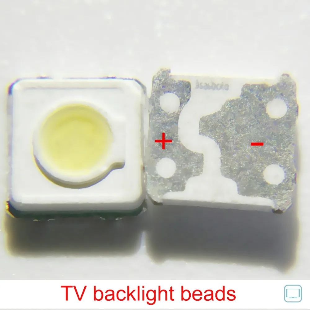 200PCS/Lot Korea Samsung  3535 3537 WOOREE SEOUL lumens LG UNI SMD LED 3V 1W Cool white For TV Backlight Lamp beads