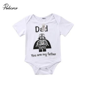 

Summer Newborn infant Toddler Baby Boy Clothes Bodysuits Cartoon Star war Bodysuit Jumpsuit Outfit Clothes