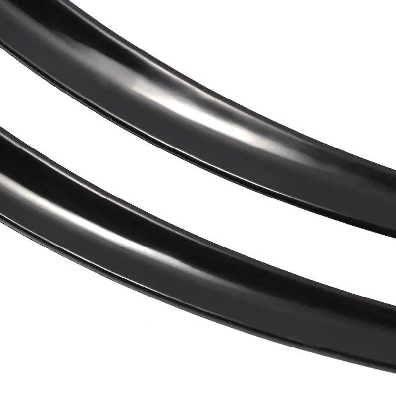 CARCHET Body Kits Carbon Fender Flare Wheel Eyebrow Sticker For Universal Car 2pcs Black