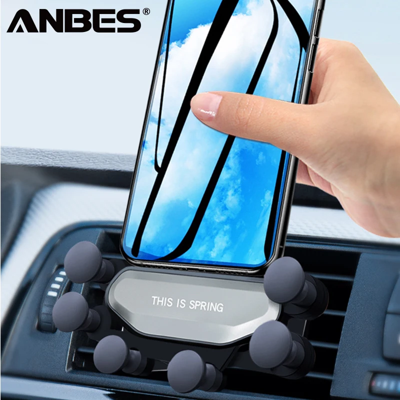 

Gravity Car phone Holder For iphone 8 XR X XS Max Samsung S10 Car Air Vent Mount Car Holder For Xiaomi Huawei Mobile Phone Stand