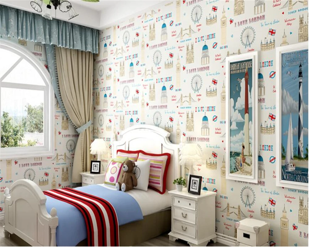 Beibehang Simples Para Os Meninos E Meninas Quarto Papel De Parede Beibehang Simples Para Os Meninos E Meninas Quarto Papel De Parede