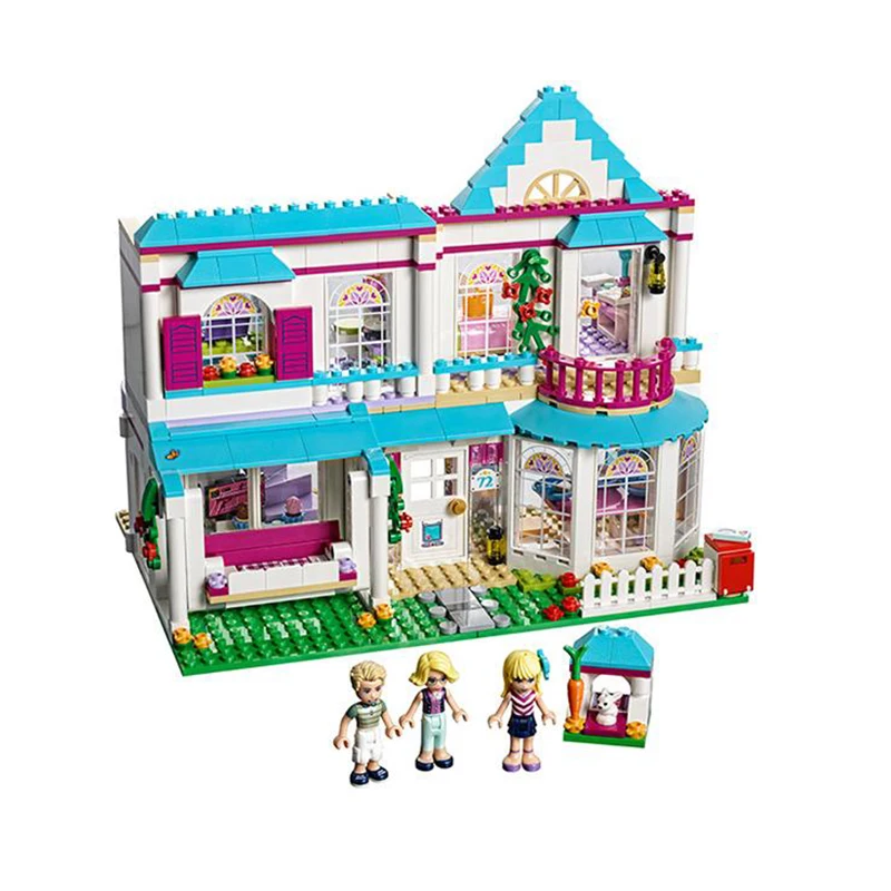 

Diy Bricks Genuine Good Friend Girl Series The Stephanie's House Set Building Blocks Compatible With Legoingly Toys For Children