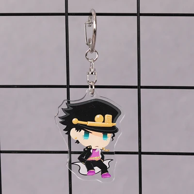 Брелок для ключей Jojos bistry Adventure Kujo Jotaro Joestar прозрачная акриловая фигура
