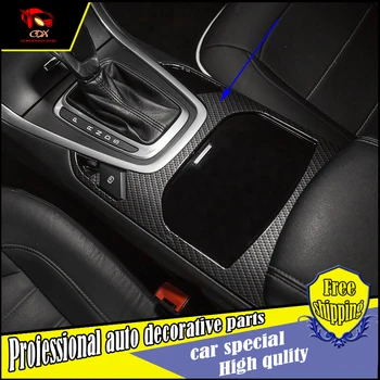 

Car styling armrest water holder gear panel Interior trim for Ford Edge 2015 2016 water cup holder interior cover trim