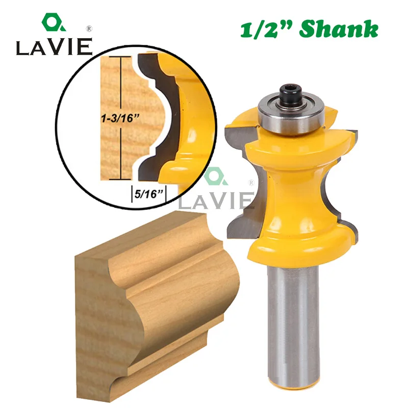LA VIE 1PC 1/2" Concave Radius Milling Cutters Convex Column Line knife