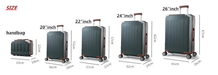 Новый чемодан на колесиках сумка в комплекте, багаж для путешествий с сумочкой, женская сумка-тележка с колесом, АБС-переноска, модная