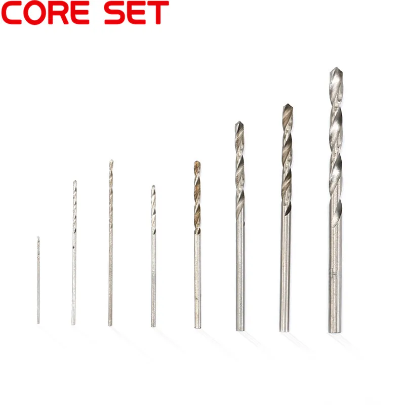 40 шт. набор сверл для дрели 0 5/0 7/0 8/1/1/2/2/3/3 мм|drill bits plastic|bit setdrill bit set |