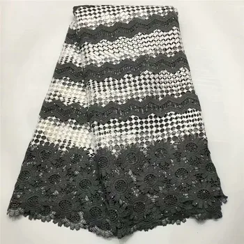 

Nigerian Laces Fabrics 2019 High Quality Tulle African Milk Silk Lace Fabric Wedding African French Net Lace dress E83-75