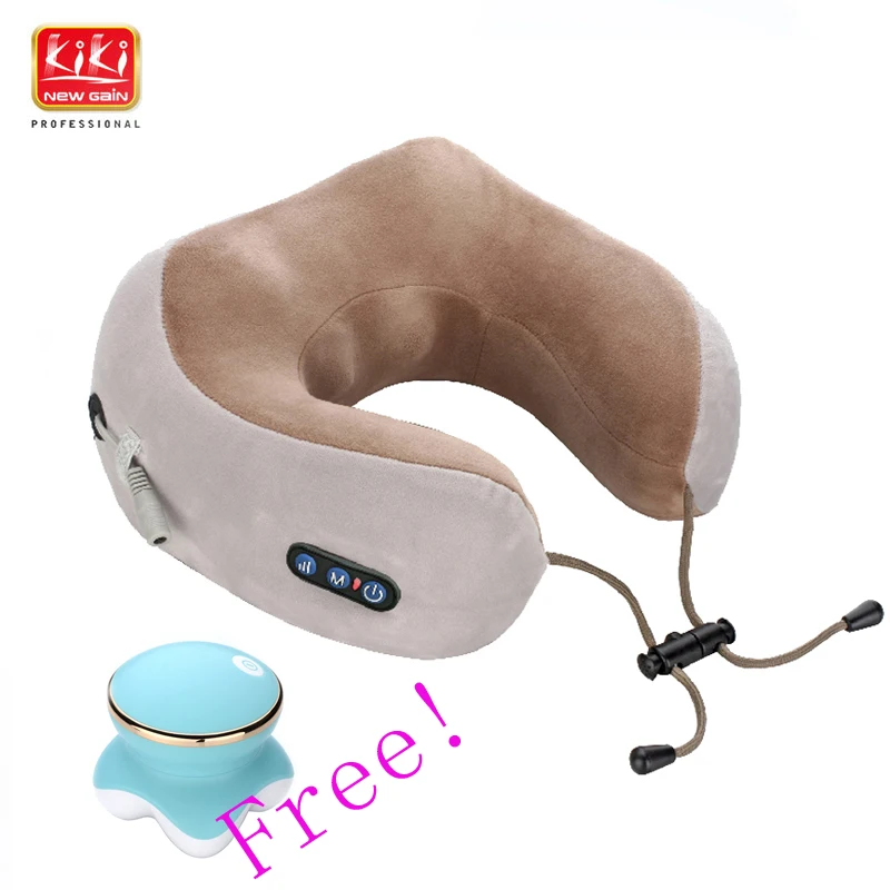 KIKI U Shaped Travel Pillow Neck Car Head Rest memory foam for Travel Office Nap Head Rest Neck Pillow Kneading and vibration KIKI U Shaped Travel Pillow Neck Car Head Rest memory foam for Travel Office Nap Head Rest Neck Pillow Kneading and vibration