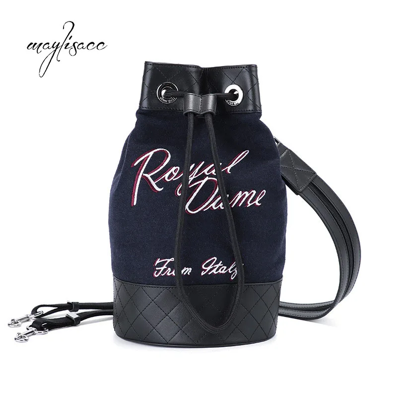 

Maylisacc Special Shape Red Fasion drawstring ladies vintage backpack
