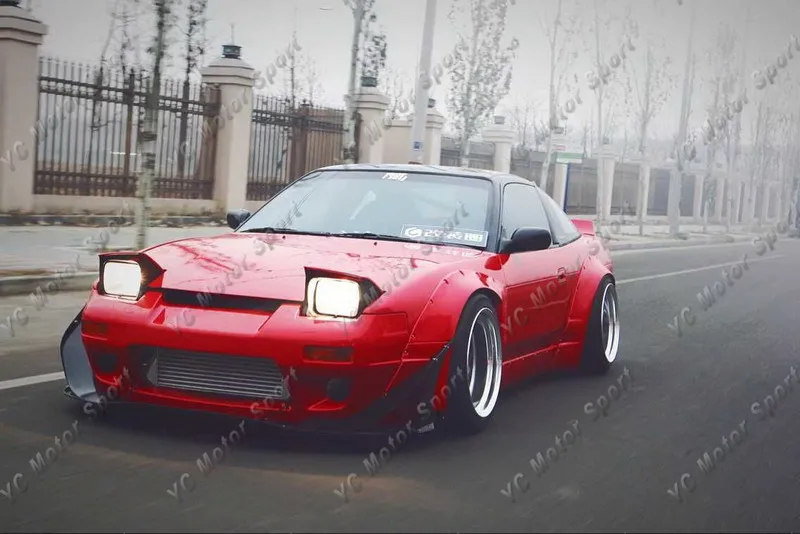 Комплект из стекловолокна FRP подходит для тела 1989 1994 180SX RPS13 380 бампер крыло
